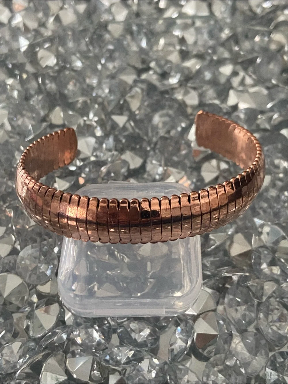 19 Cooper Rose Gold Flexible Stretch Bracelet For protection & frequency